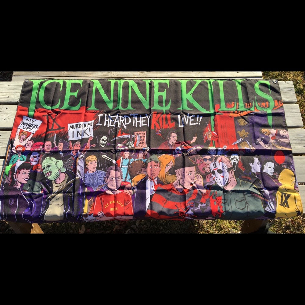Ice Nine Kills Wall Flag - I heard they kill live